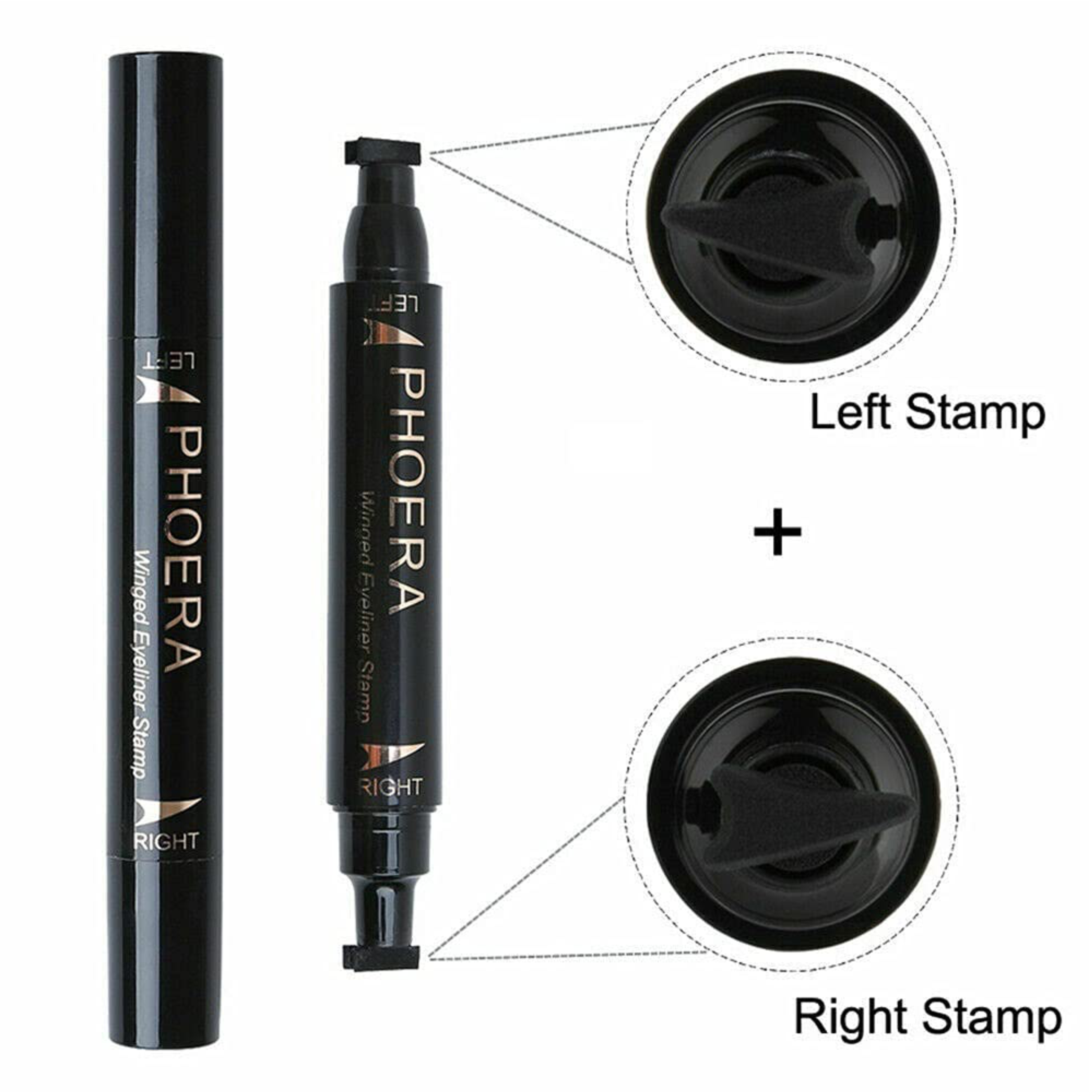 PHOERA Dual-ended Winged Eyeliner Stamp